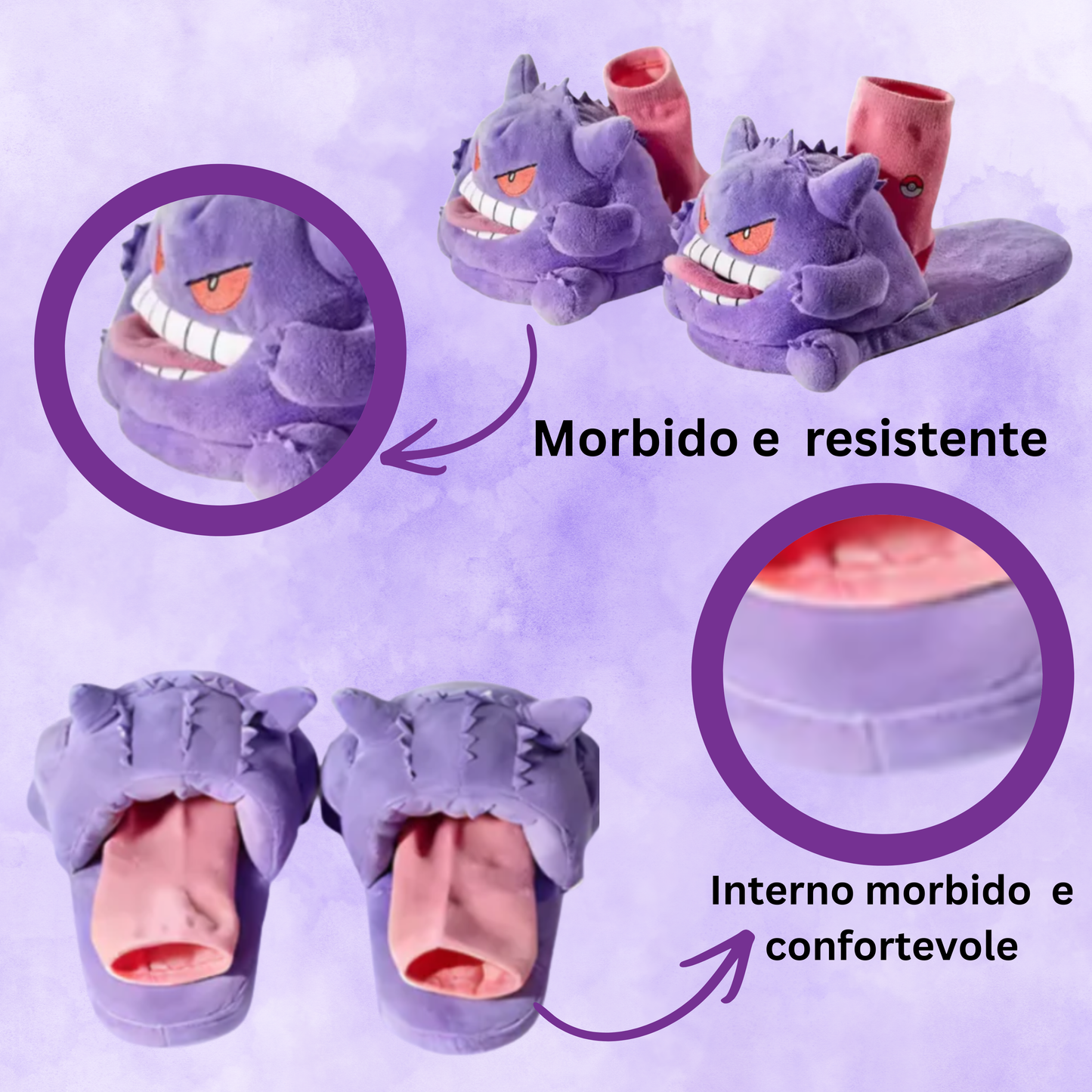 Pantofole Gengar Edizione Comfort™